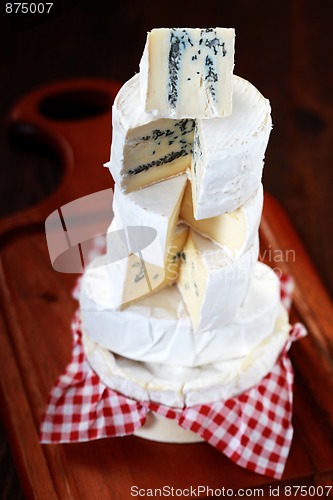 Image of stack of cheese