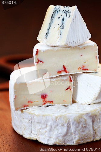 Image of stack of cheese