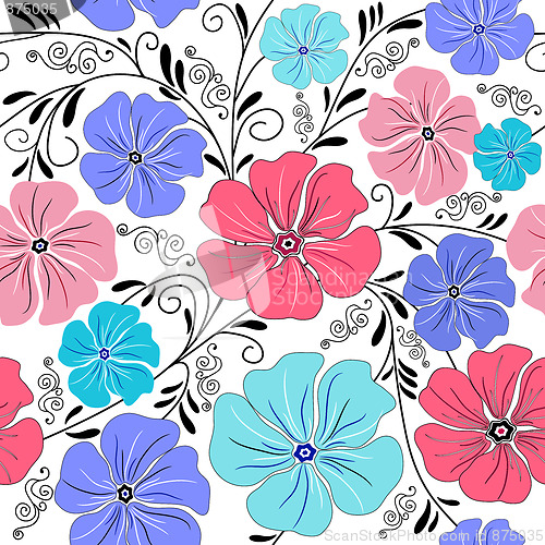 Image of Seamless floral pattern