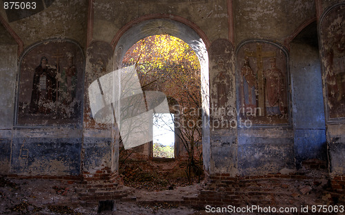 Image of The arch in a church