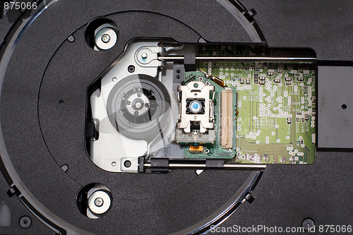 Image of Laser head in CD drive