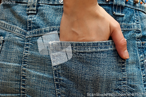 Image of Hand in the pocket