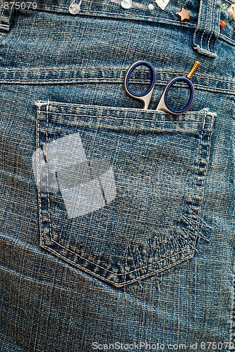 Image of Scissors in the pocket