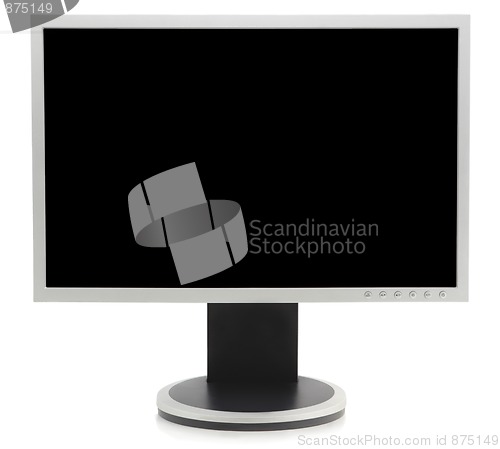 Image of Simple PC monitor w copy space