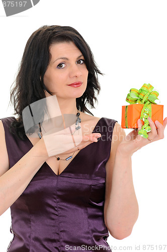 Image of woman with gift