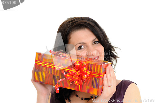 Image of woman with gift