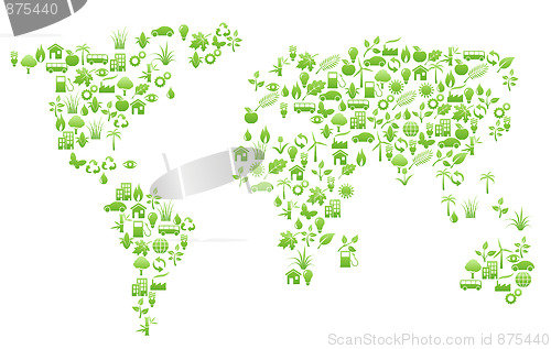 Image of world map