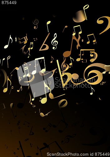 Image of music Abstract background