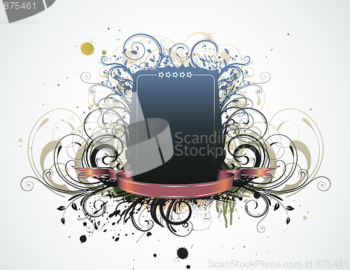 Image of Floral Decorative frame