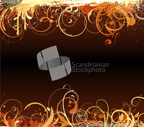 Image of Floral Decorative background