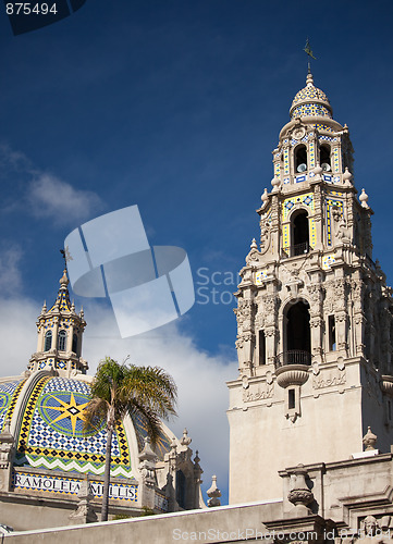 Image of The Tower and Dome at Balboa Park, San Diego