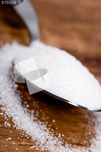 Image of spoon with sugar 
