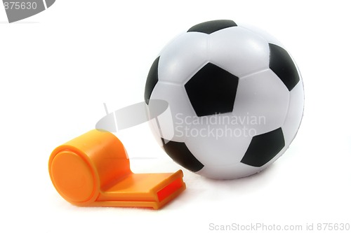 Image of Football with whistle