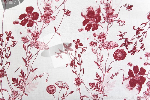 Image of flower fabric texture