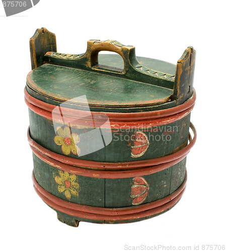 Image of Rose painted box