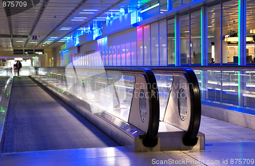 Image of airport walkway