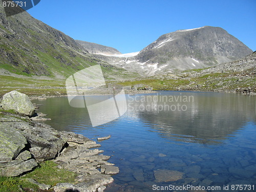 Image of Norwegian mountain lake