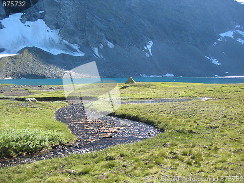 Image of Norwegian mountain camp