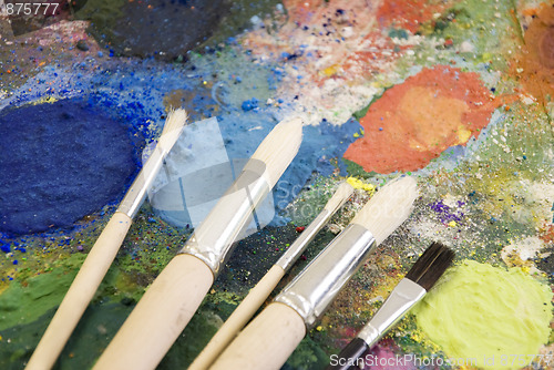 Image of painting palette