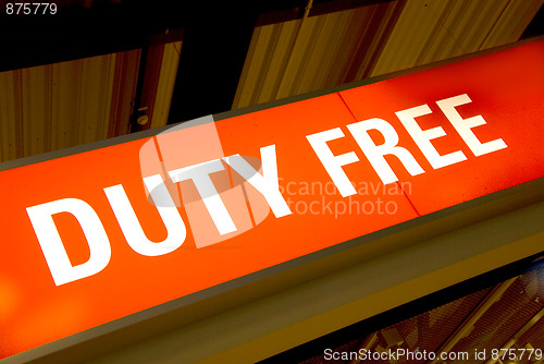 Image of duty free shop