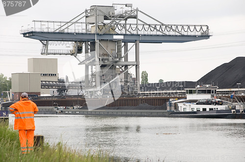 Image of coal carrier harbor