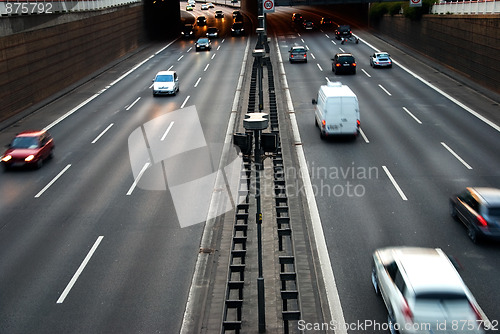 Image of cars motorway