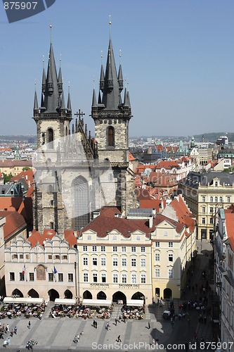 Image of Open Square In Prague