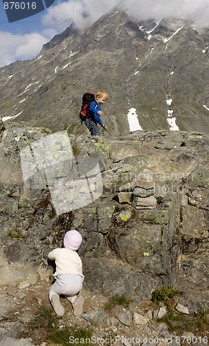 Image of Children climbing