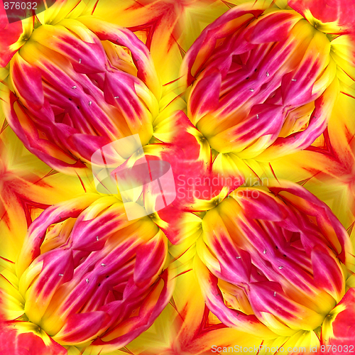 Image of Dahlia Seamless Tile Background