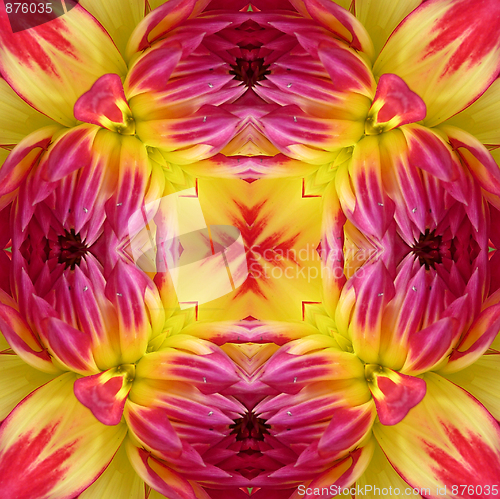 Image of Dahlia Seamless Tile Background