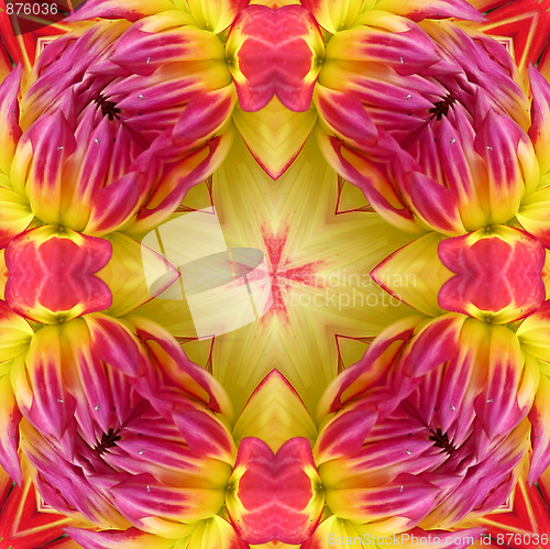Image of Dahlia Seamless Tile Background
