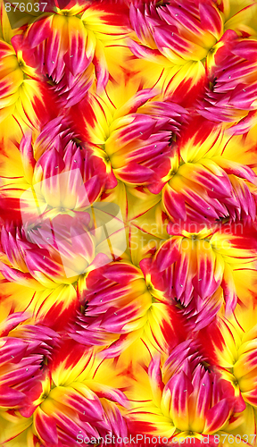 Image of Dahlia Seamless Tile Background