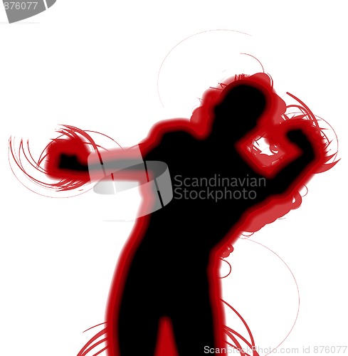 Image of Fighting Silhouette 