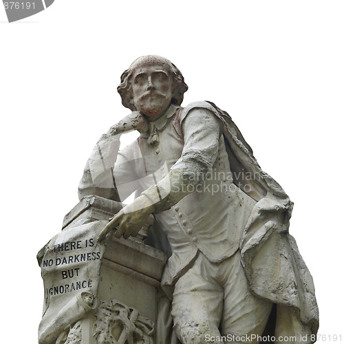 Image of Shakespeare statue