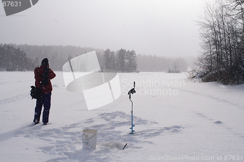 Image of Photographing the snow