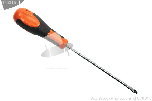 Image of Orange-black screwdriver. New condition.