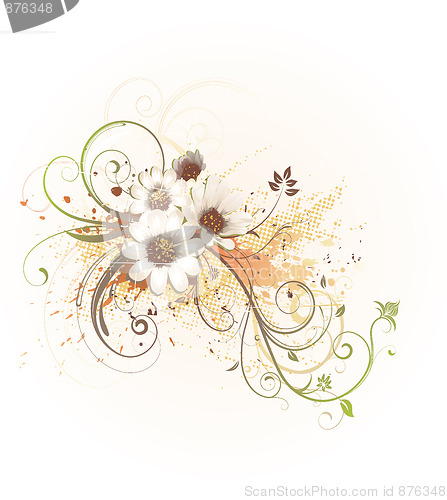 Image of  Floral Decorative background