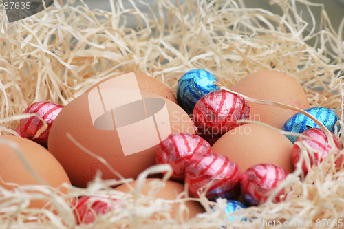 Image of Easter eggs