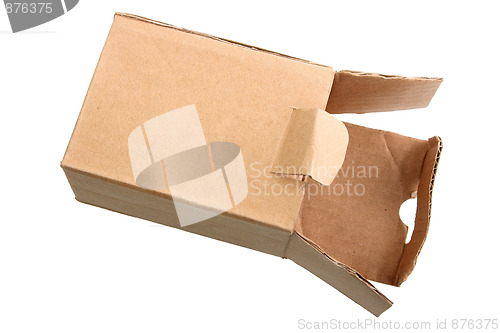 Image of Open cardboard box.