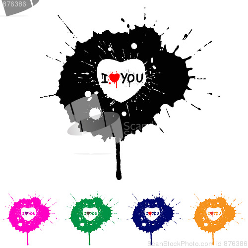Image of Splash hearts
