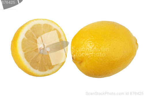 Image of Section and single lemons.