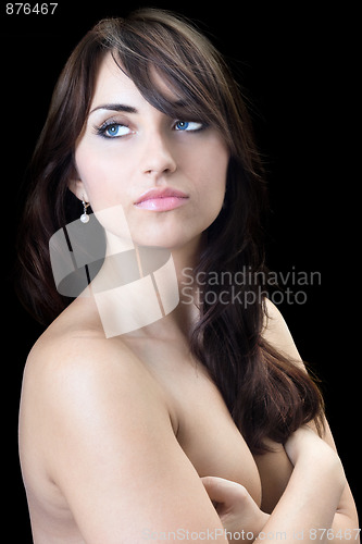 Image of Bare young woman