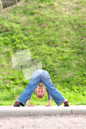 Image of Boy playing the game