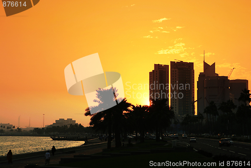 Image of Doha sunset