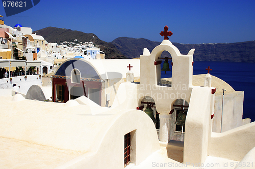 Image of Santorini village view