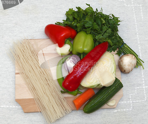 Image of Pasta and vegtables