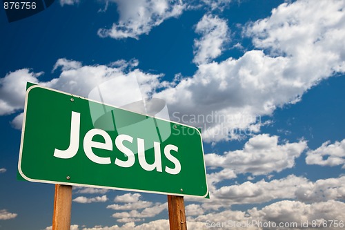 Image of Jesus Green Road Sign