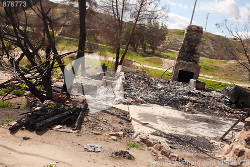 Image of Remains of a Burned Down House