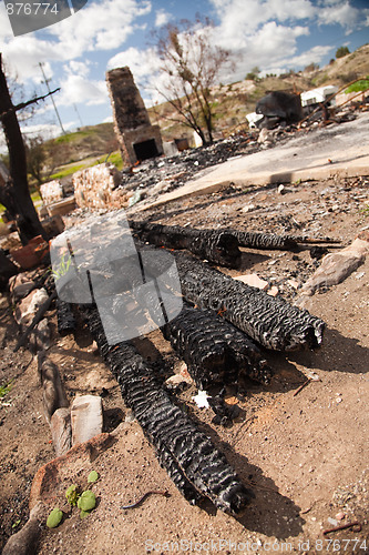 Image of Remains of a Burned Down House