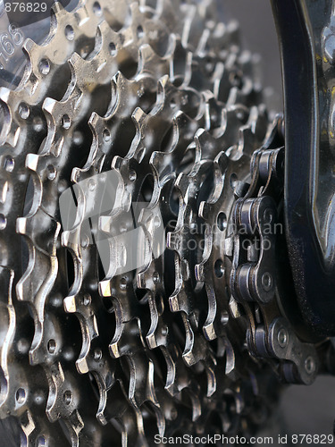 Image of Bicycle gear abstract